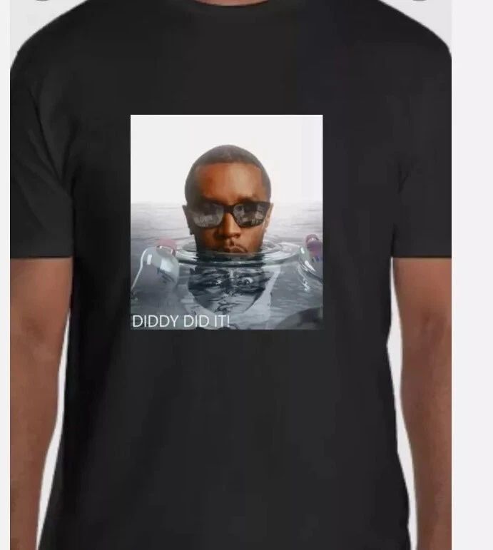 SALE Funny Diddy Did It P Diddy Baby Oil Shirt T shirt