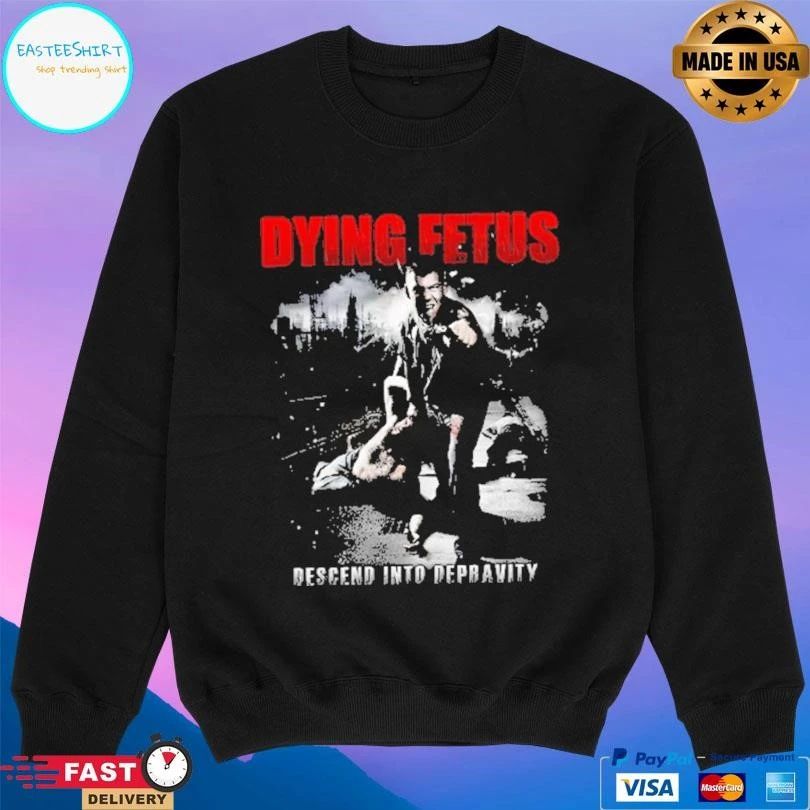 Dying Fetus Descend Into Depravity T-shirts