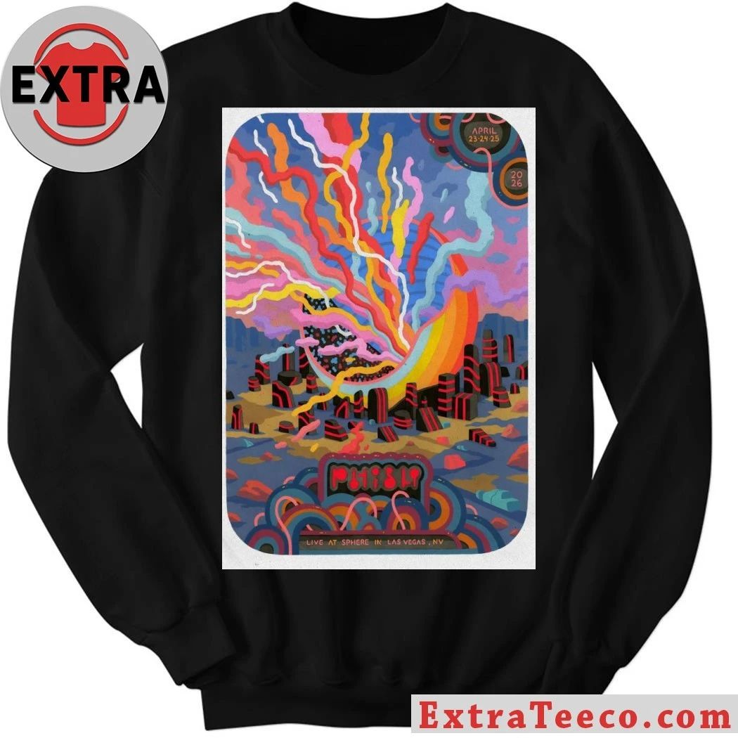 Phish Apr 23-24 2026 Las Vegas NV Poster Shirt