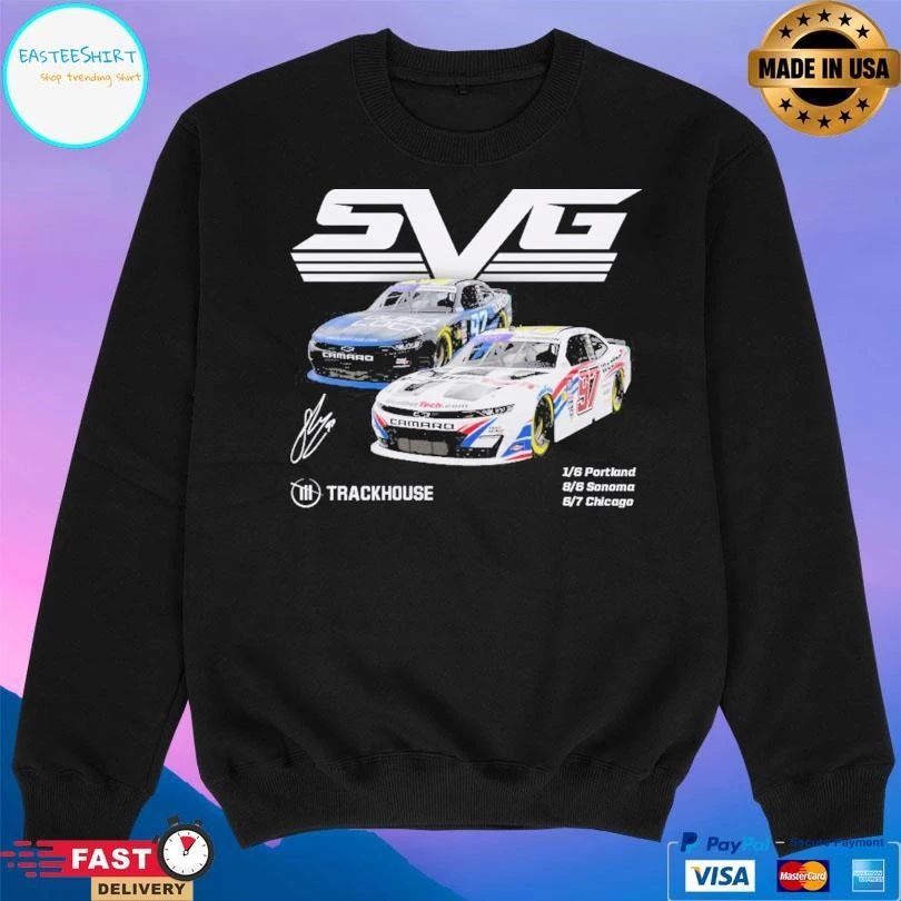 Trackhouse Svg 1 6 Portland 8 6 Sonama 6 7 Chicago T-shirts