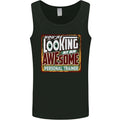 Looking at an Awesome Personal Trainer Mens Vest Tank Top