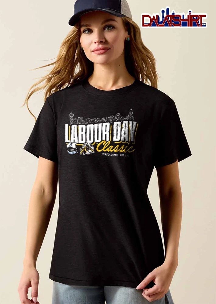 Hamilton Tiger Cats CFL Toronto Argonauts CFL Labour Day Classic Sep 7 2026 Line Art City Skyline Logos shirt