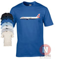 British Airways A320 t-shirt classic plane spotters airline crew airports tee
