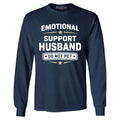 Emotional Support Husband Do Not Pet Long Sleeve Funny Gift for Hub Shirt