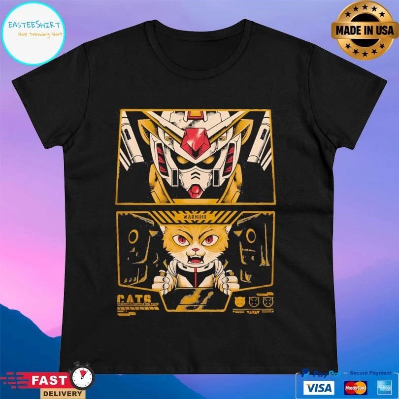 Amuro The Cat Warning Cats T-shirts