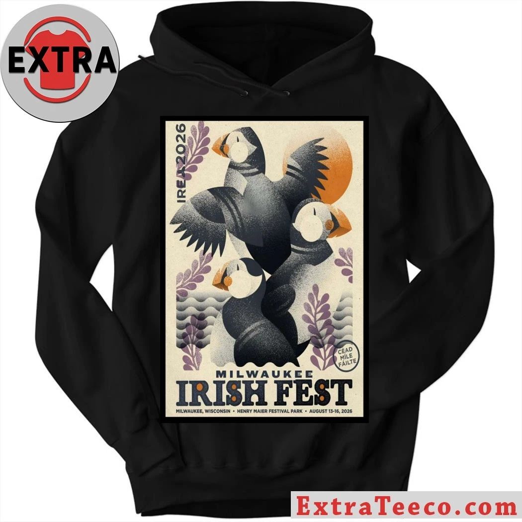 Milwaukee Irish Fest In Milwaukee WI On Aug 13-16 2026 Event Poster T-Shirt