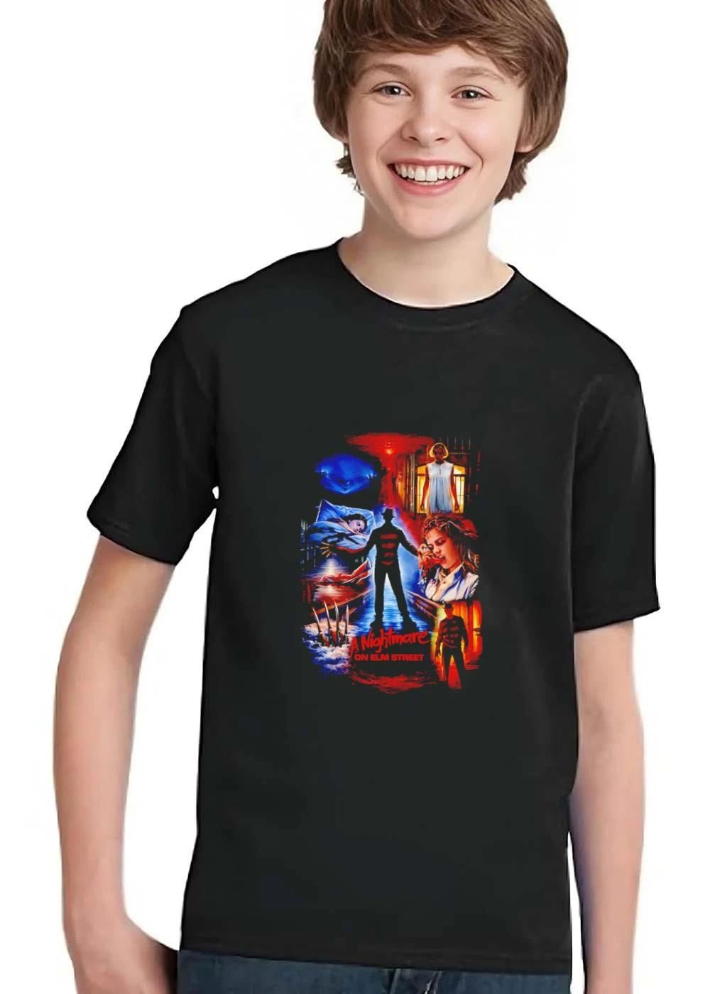 A Nightmare On Elm Street Freddy Krueger Silhouette Nancy Phone Glove Water Collage shirt
