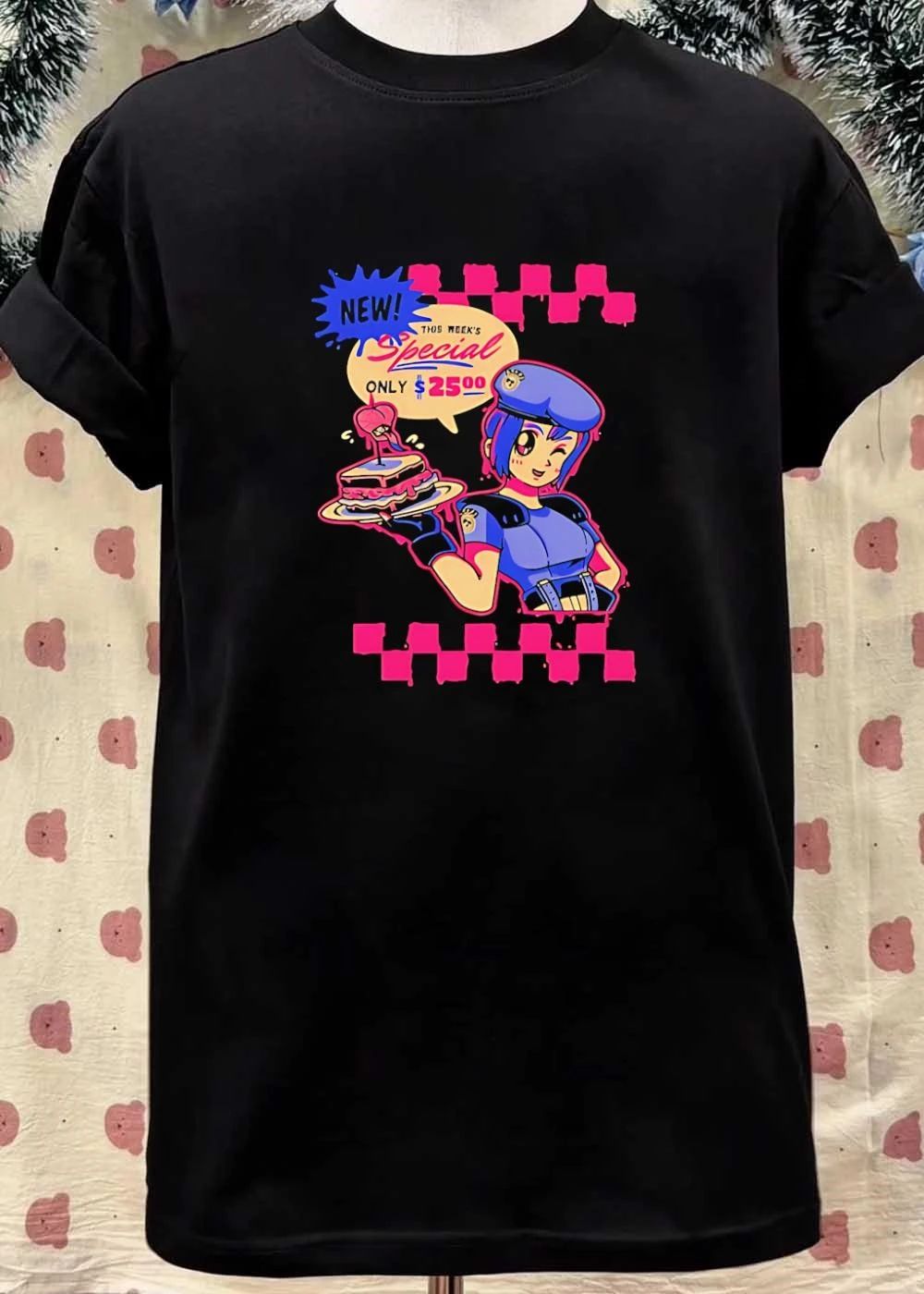 Jill Sandwich Resident Evil Anime Style T-Shirt