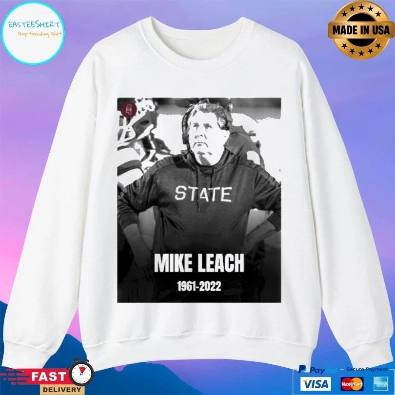 Rest In Peace Mike Leach College Football Coach 1961 2022 T-shirts