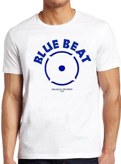 Blue Beat Records R&B Ska Music Label Vinyl Vintage Cool Gift Tee T Shirt M176