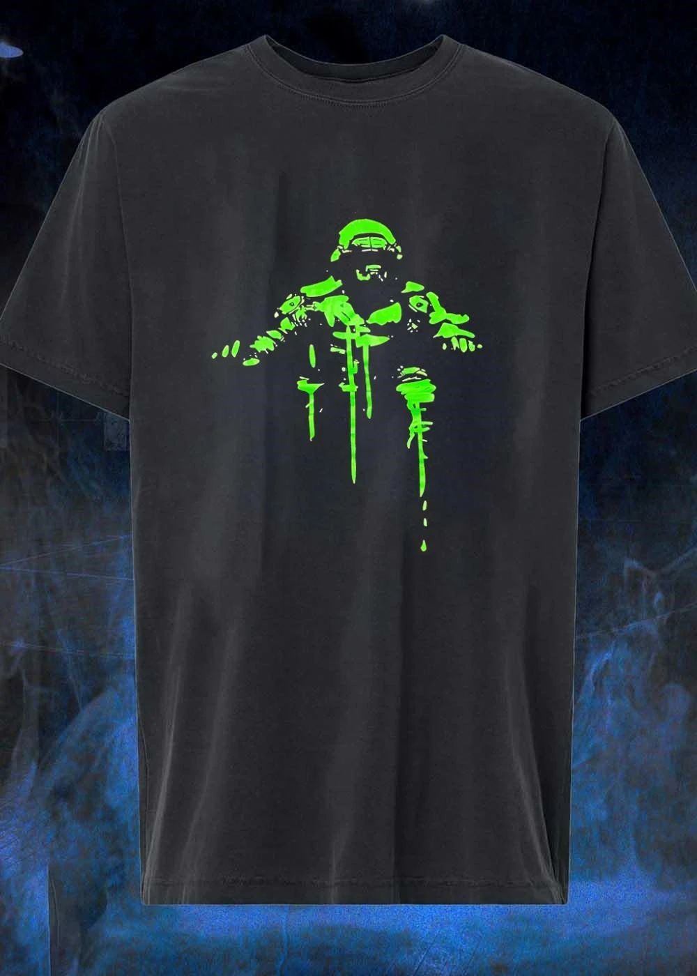 Doom Eternal Green Drip Praetor Suit Men’s shirt