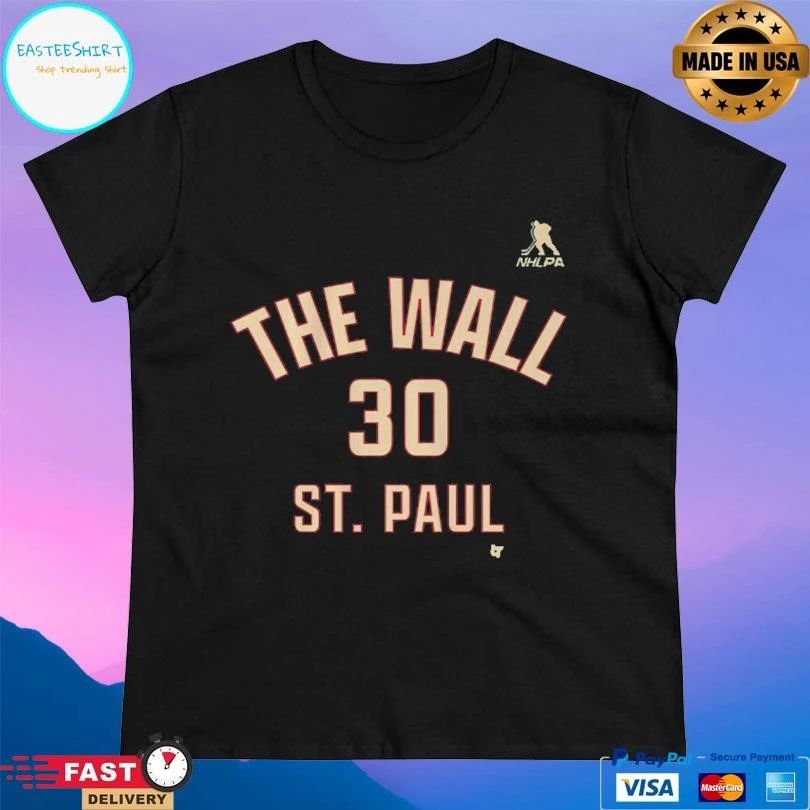 Jesper Wallstedt Minnesota Wild The Wall Of St. Paul Name & Number T-shirts