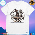 Rope Ride And Wrangle Cowboy T-shirts