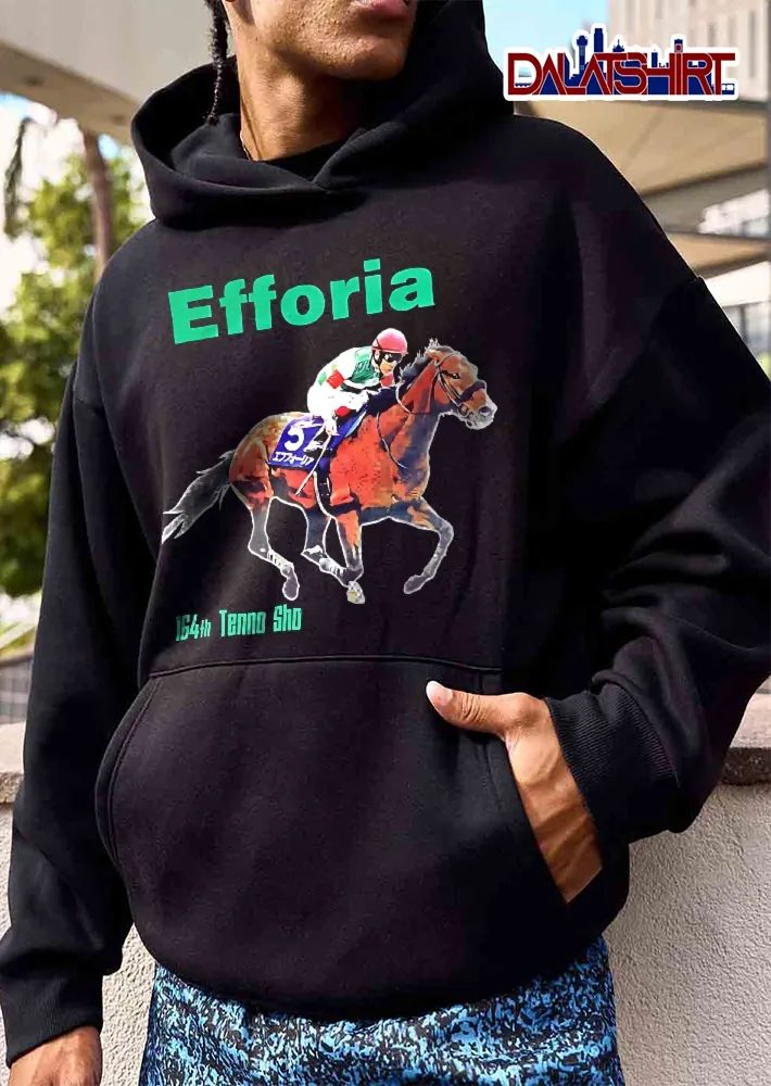Efforia 164th Tenno Sho Japanese Racehorse Jockey Running shirt