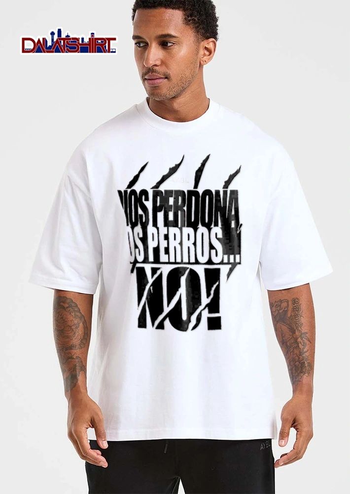 Dios Perdona Los Perros No Claw Mark Scratch Slash Typography shirt