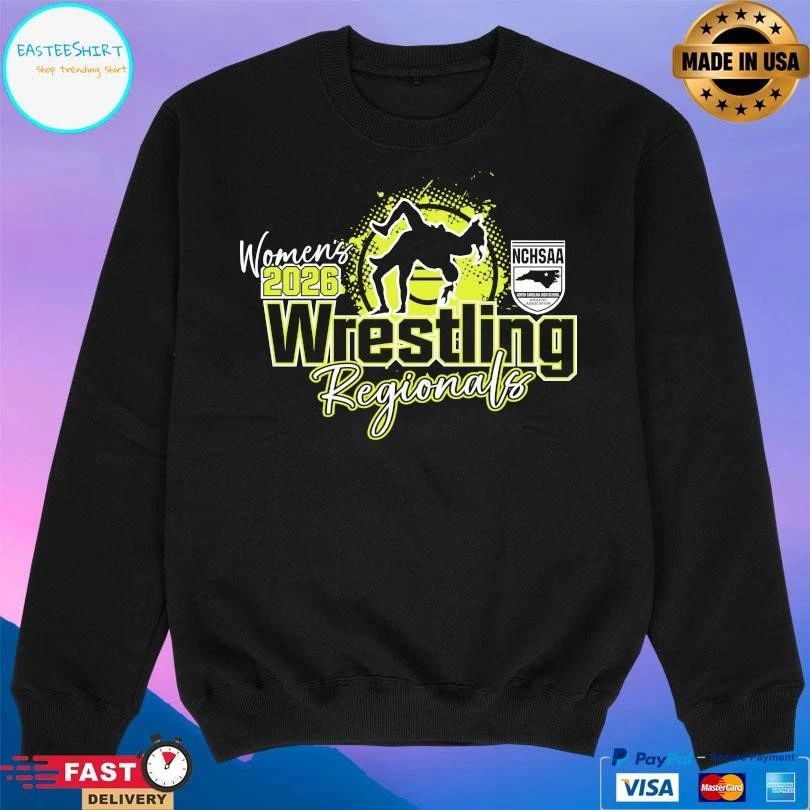 NCHSAA Wrestling Women Regionals 2026 T-shirts
