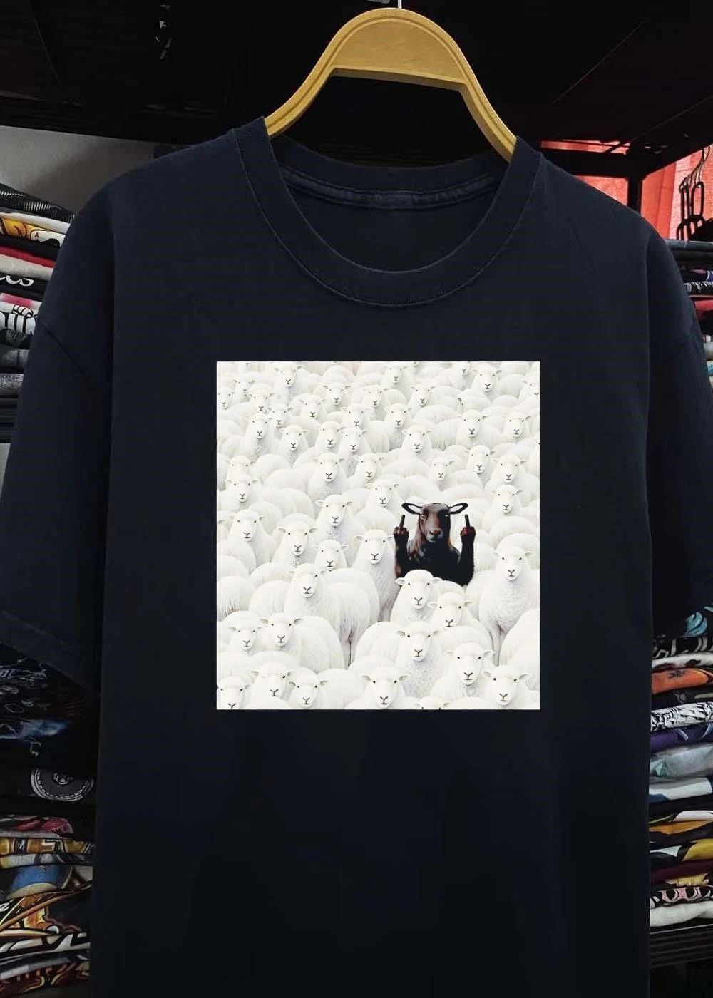 Black Sheep Giving Middle Fingers shirt
