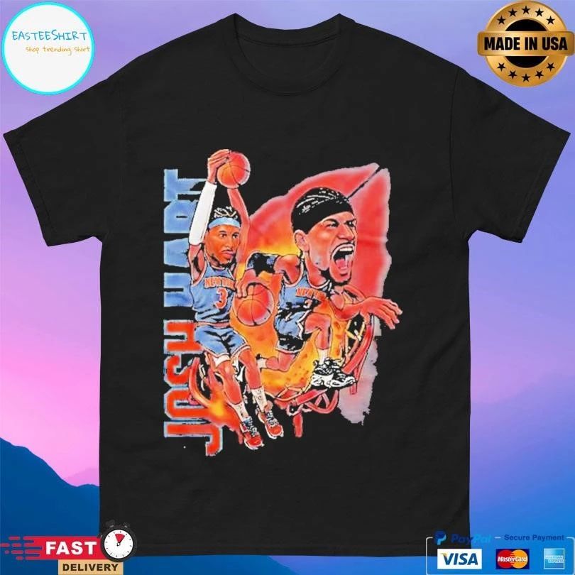 Josh Hart Ny Knicks Cartoon Basketball T-shirts