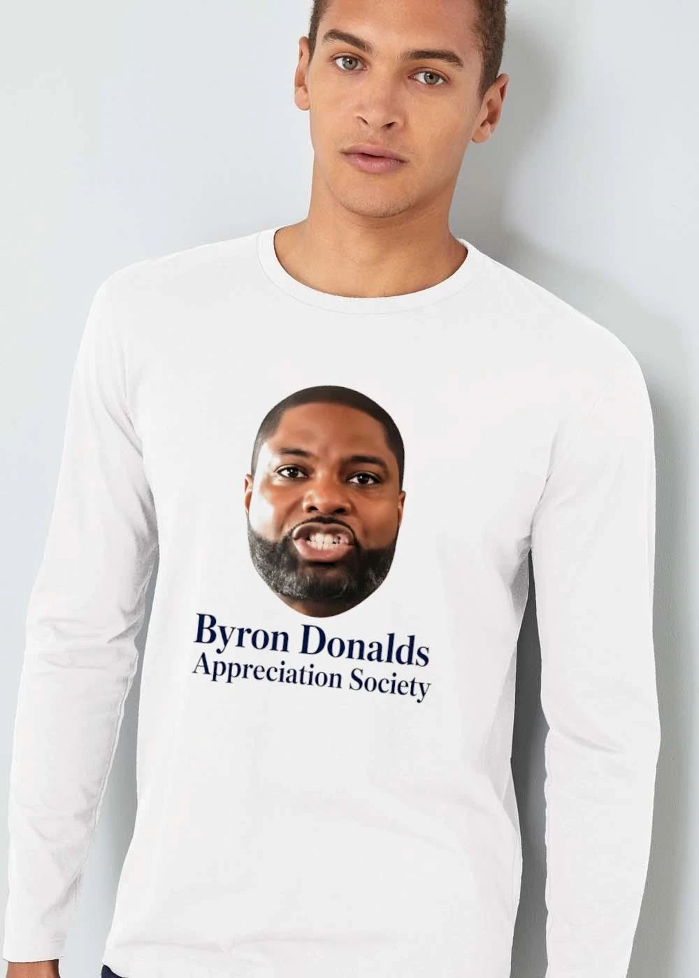 Byron Donalds Appreciation Society Cutout Head Photo Portrait shirt