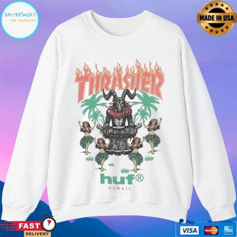 Thrasher Goat Luau Huf Hawaii T-shirts