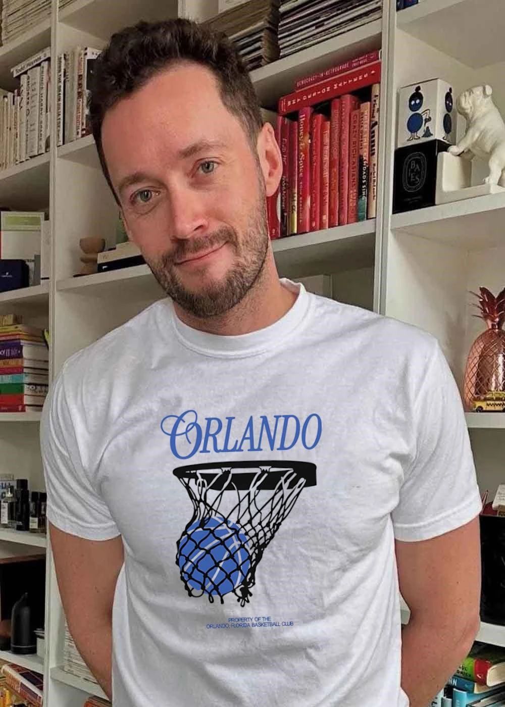 Property of the Orlando Florida Basketball Club Orlando Basketball Net shirt