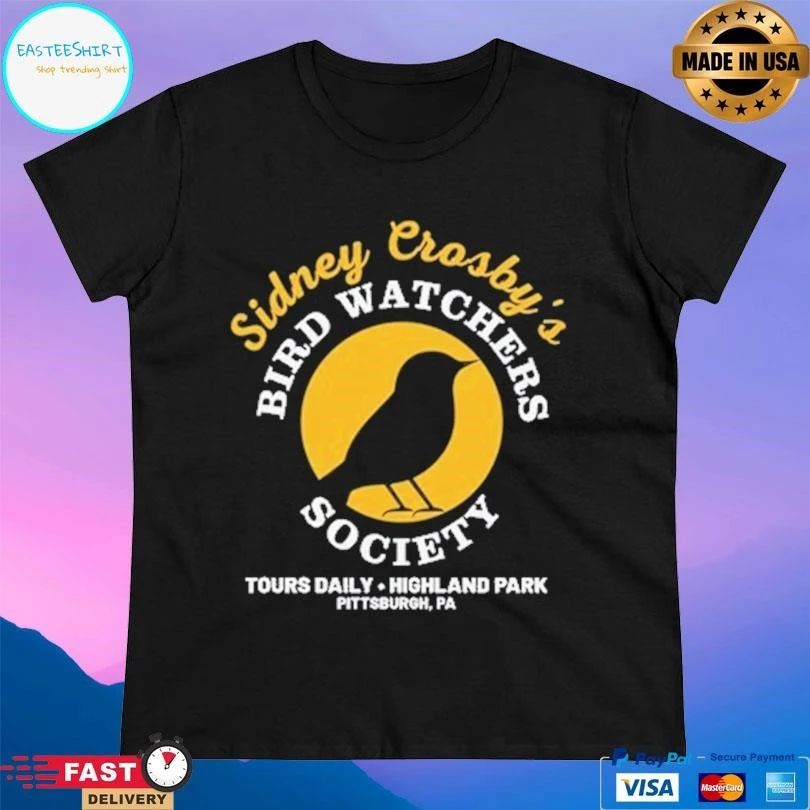 Jamie Sidney Crosby Bird Watchers Society Tours Daily Highland Park Pittsburgh Pa T-shirts