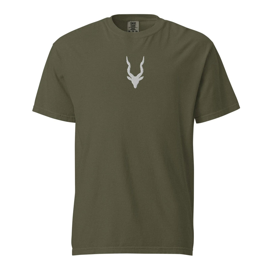 Markhor Embroidered Design - Wild Life Trendy Comfort Colors Shirt