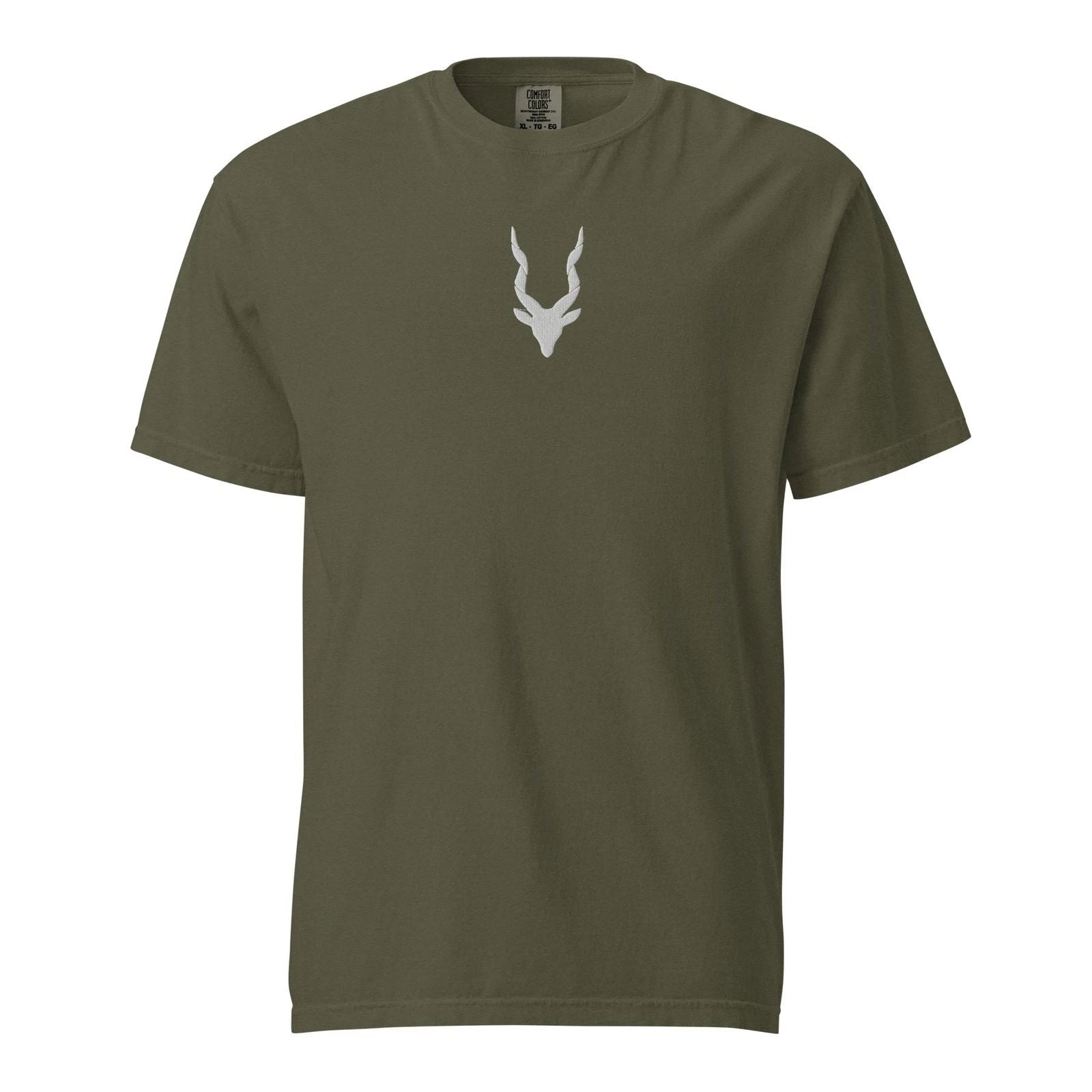 Markhor Embroidered Design - Wild Life Trendy Comfort Colors Shirt