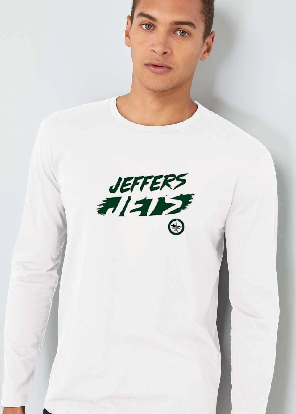 Jeffers Jets Distressed Brush Font Fighter Jet Roundel Logo shirt