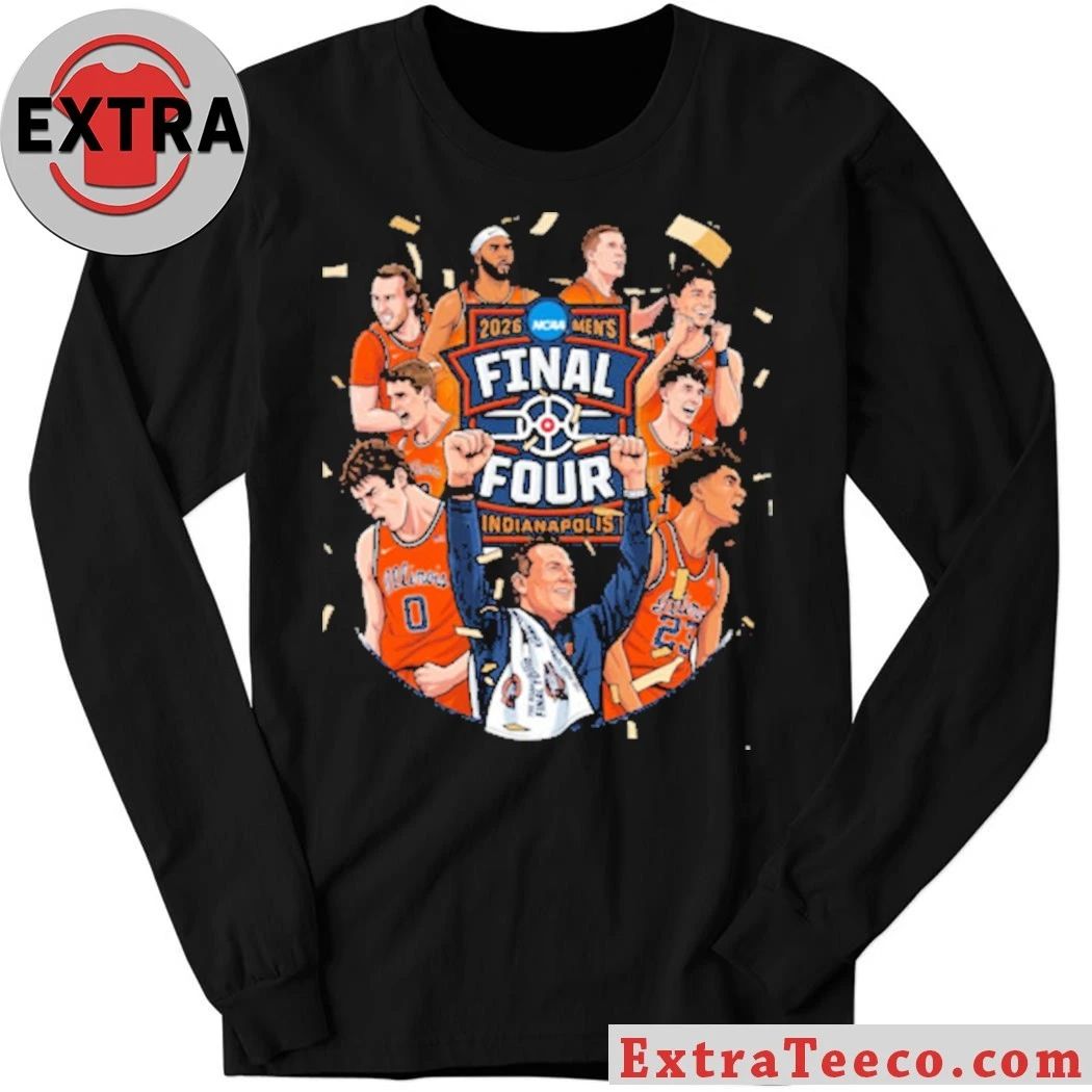 Illini Final Team 2026 Men’s Final Four Indianapolis Graphic T-Shirt