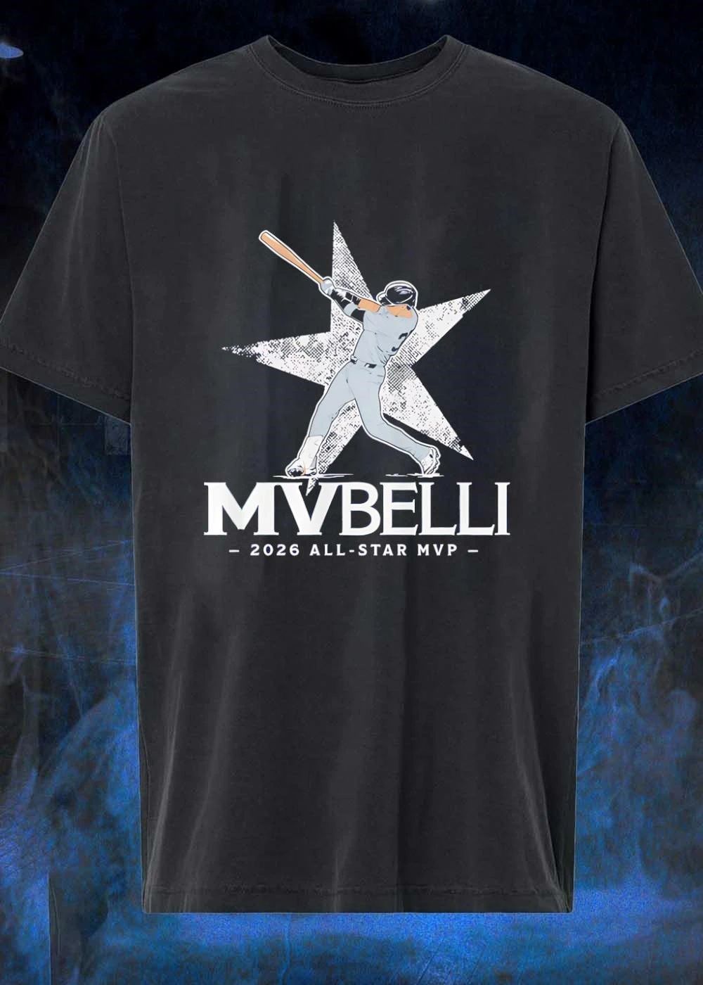 2026 All-Star MVP Baseball Player Swinging Bat MVBELLI shirt