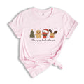 Happy Holidays Shirt, Cute Christmas Shirt, Gingerbread Shirt, Christmas Tree Sh