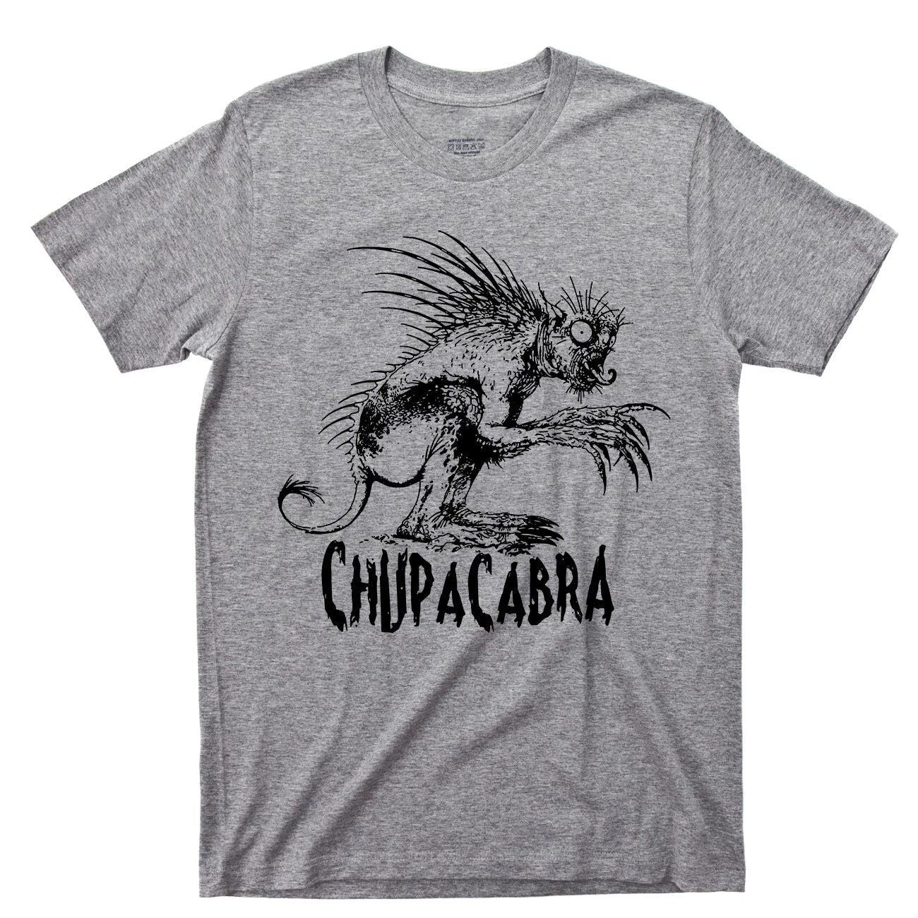 Chupacabra T Shirt Goat Sucker Puerto Rico Cryptid Figure Beast Creature UFO Tee
