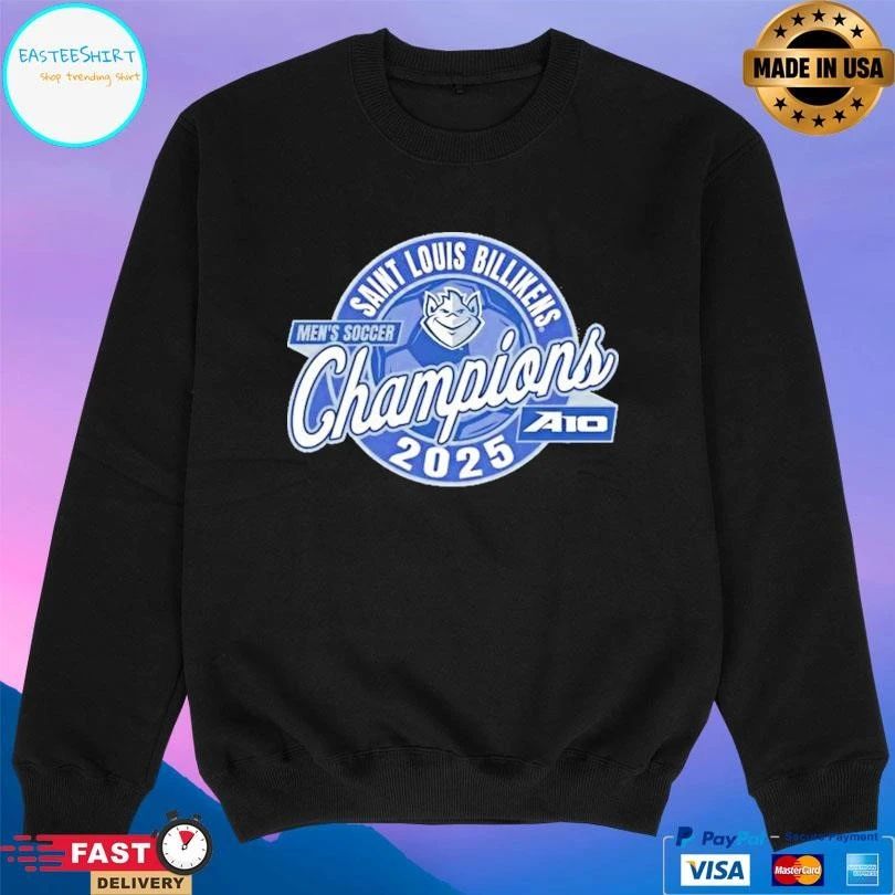 Saint Louis Billikens Men’s Soccer Championship A10 2025 T-shirts
