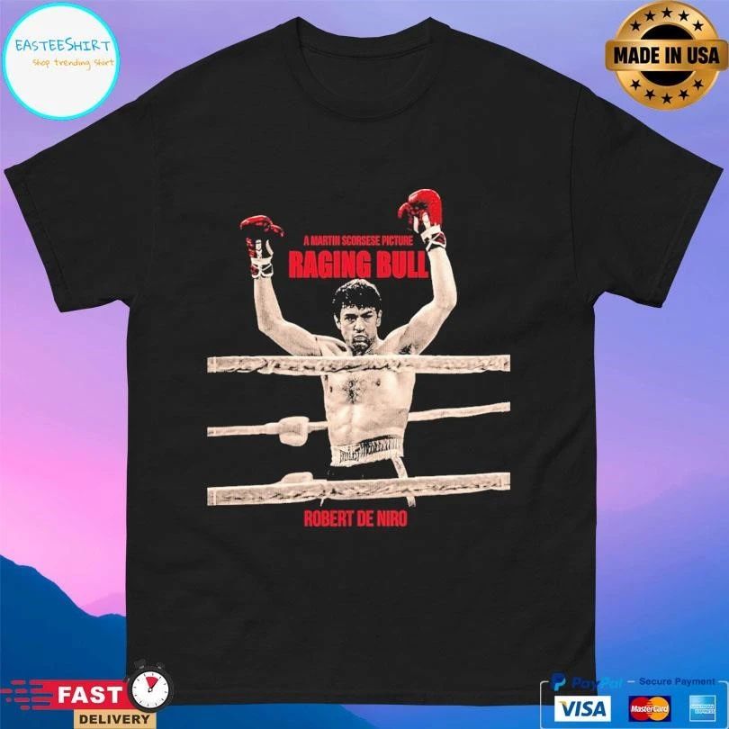 A Martin Scorsese Picture Raging Bull Robert De Niro T-shirts