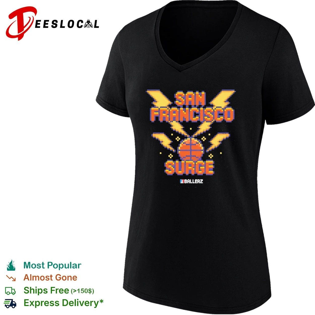 San Francisco Surge Ballerz basketball T-shirt