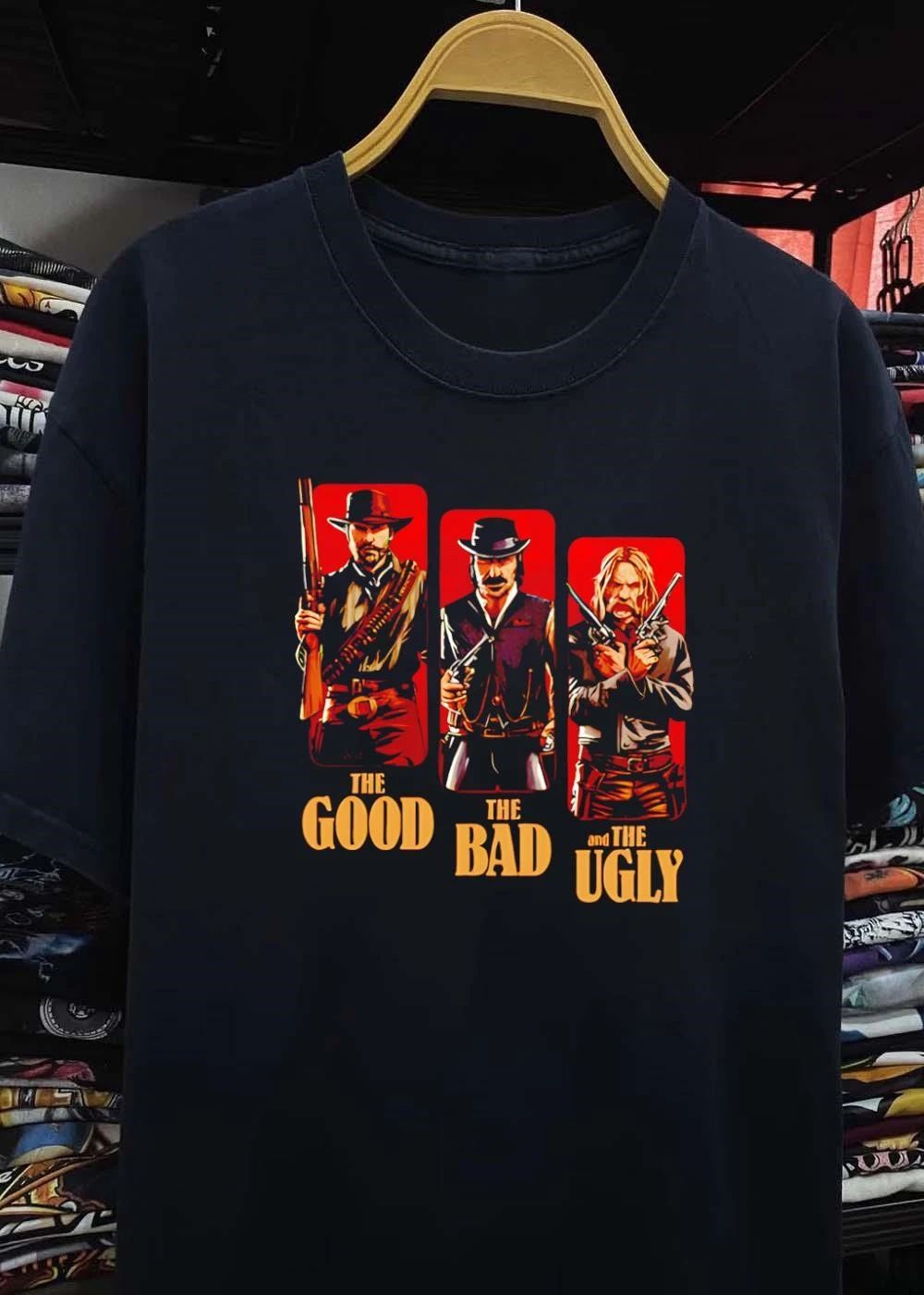 Red Dead Redemption Western Outlaws the Good the Bad and the Ugly shirt