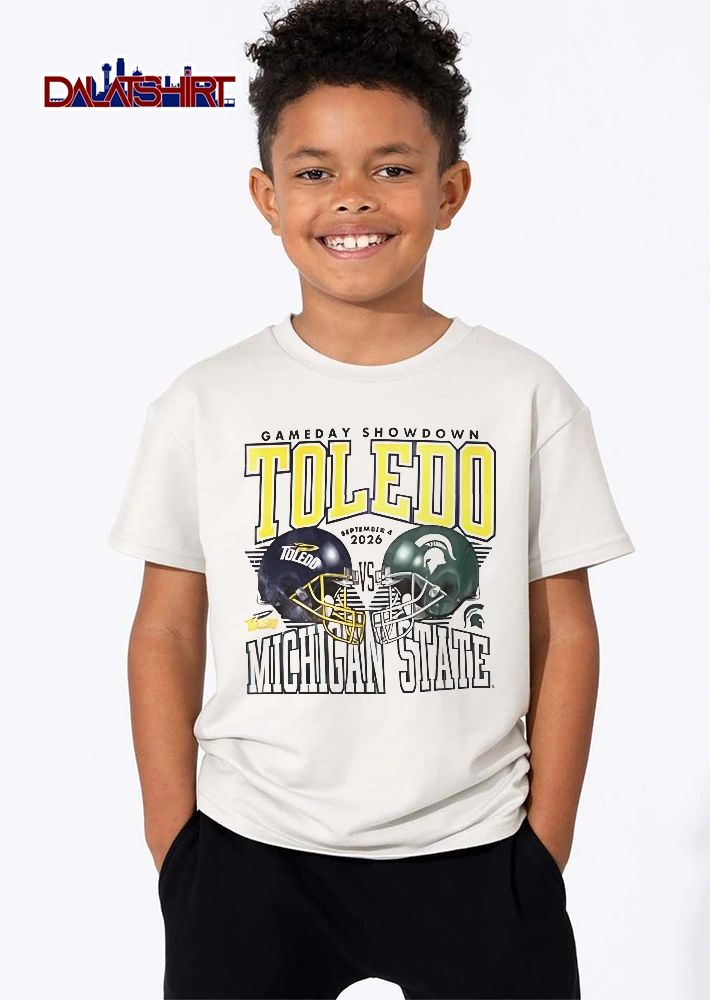 Toledo Rockets Michigan State Spartans NCAA Gameday Showdown September 4 2026 Vs Opposing Football Helmets shirt
