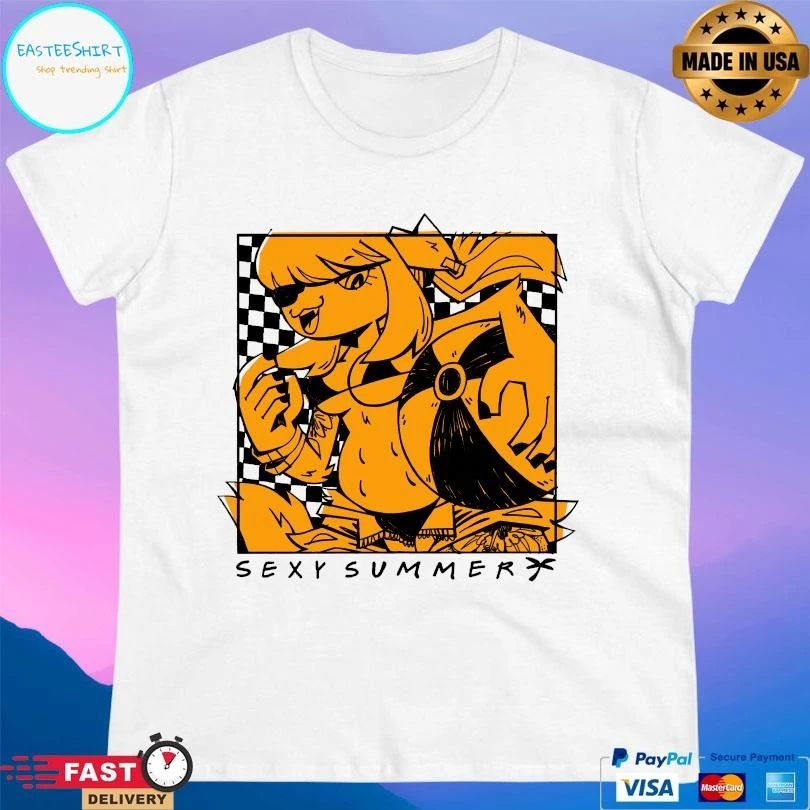 Sexy Summer Racerback Dog T-shirts