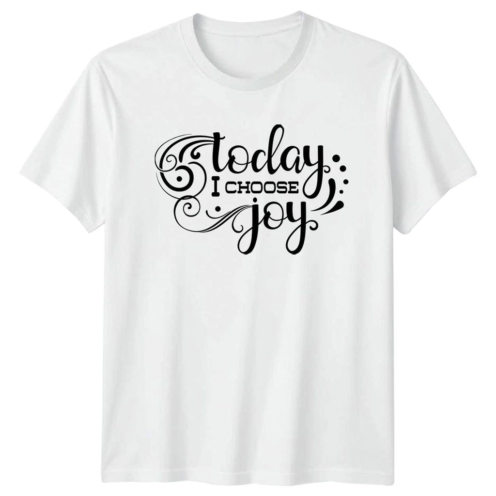 Today I Choose Joy T-Shirt Positive Affirmations Motivational Birthday Gift