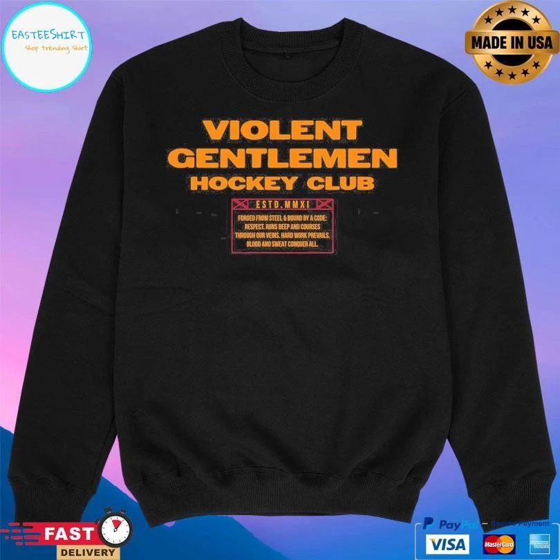 Violent Gentlemen Hockey Club Estd MMXIX T-shirts