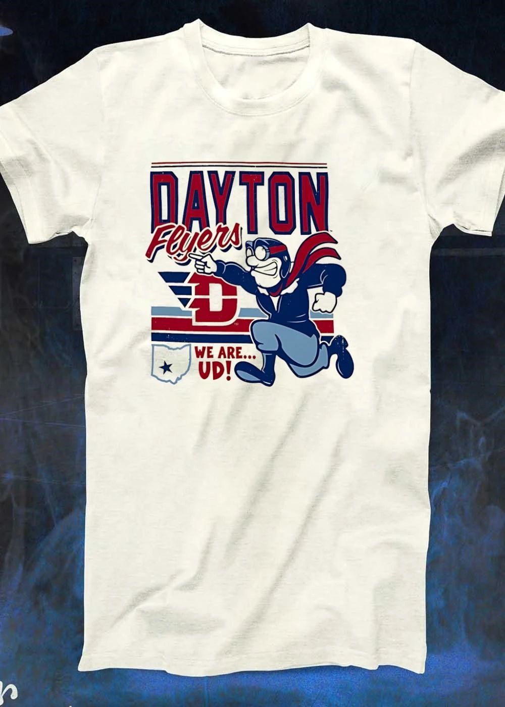 Flyers Dayton Mascot Rushing Forward We Are UD Shirt