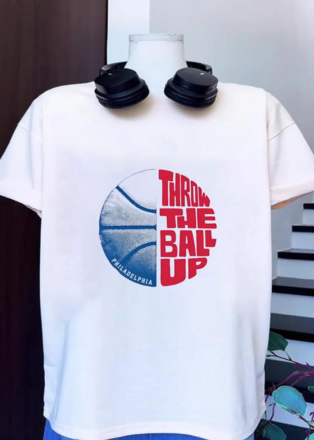 Philadelphia Basketball Throw the Ball Up Shirt