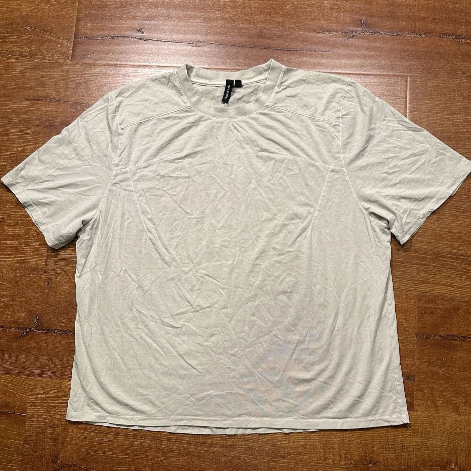 Entire Studios T Shirt Men M Beige Oversized Relaxed Fit Boxy Minimal City Japan