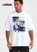 Indy Jones Daniel Quarterback Throwing Football Helmet Close Up shirt