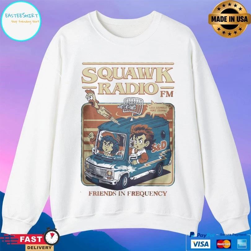 Squawk Radio Fm Friends In Frequency T-shirts