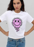 Its Fine Im Everything Is Pink Melting Dripping Smiley Face shirt