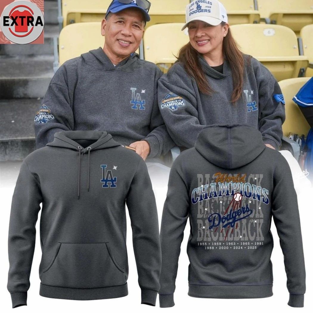 Los Angeles Dodgers Back-to-Back World Champions 2026 For Fan Logo Two Sided T-Shirt – Perfect Gift for Men & Women