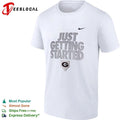 Just Getting Started Georgia Bulldogs T-shirt