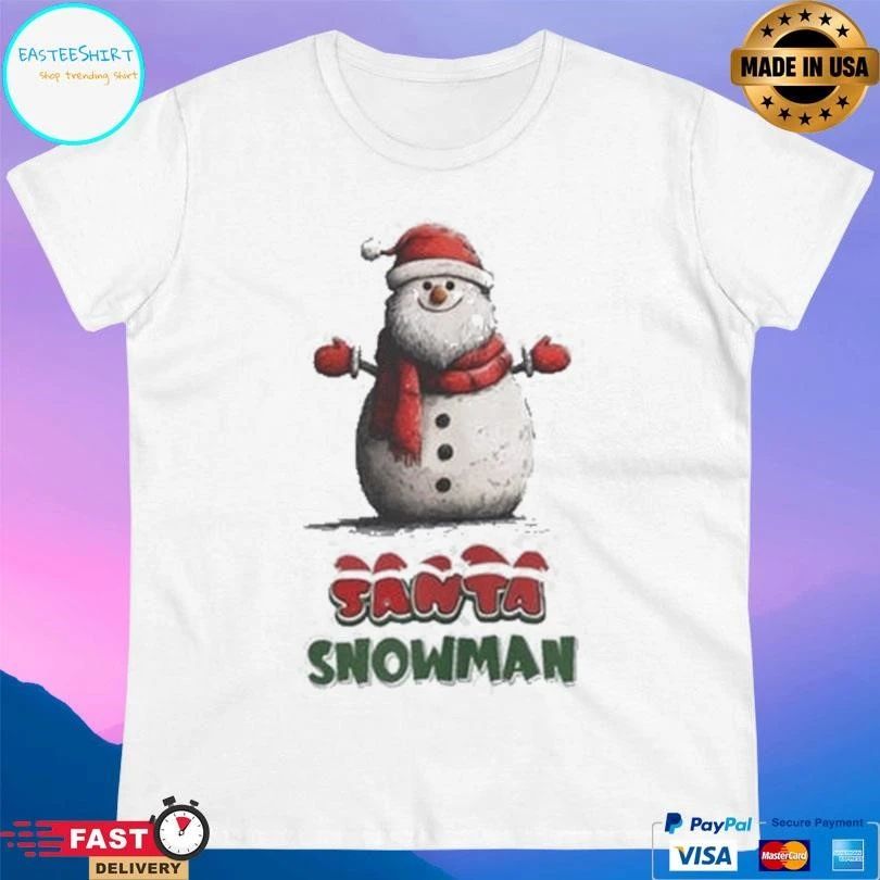 Santa Snowman Christmas 2025 T-shirts